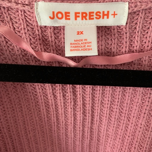 Joe Fresh Dusty Pink Women's Cardigan - Picture 3 of 5